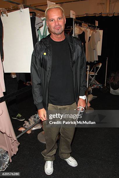 Marvin Scott Jarrett attends MAX AZRIA Spring 2009 Fashion Show at The Tent on September 9, 2008 in New York City.