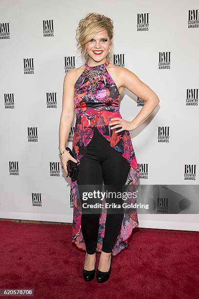 Natalie Stovall attends the 64th Annual BMI Country awards on November 1, 2016 in Nashville, Tennessee.