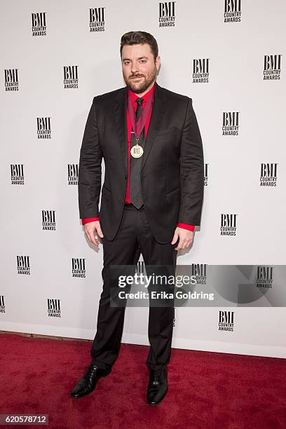 Chris Young attends the 64th Annual BMI Country awards on November 1, 2016 in Nashville, Tennessee.