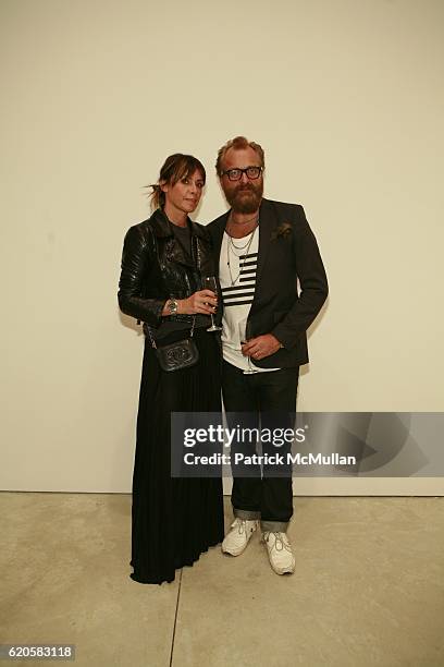 Johan Lindberg and Marcella Lindberg attend LOUIS XIII Celebrates WALLPAPER'S Guest Editor LOUISE BOURGEOISE with HELMUT LANG at Cheim & Reid and...