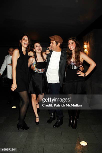 Vanessa Vallon, Emma Roberts, Andrew Bevan and Emily McEnroe attend RUFFIAN Spring 2009 Fashion Show After Party at The Royalton Penthouse on...