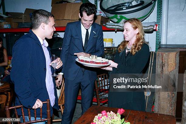 Guest, Mark Ronson and guest attend ANOTHER MAGAZINE Dinner With BAMFORD, and VILLENCY EMERGING FASHION FUND at DUSTIN YELLIN STUDIO on September 6,...