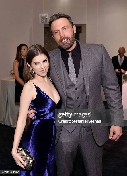 Actor Ben Affleck and honoree Anna Kendrick attend the 23rd Annual ELLE Women In Hollywood Awards at Four Seasons Hotel Los Angeles at Beverly Hills...