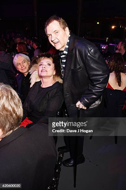 Debbie Harry and Meat Loaf attend The Stubhub Q Awards 2016 at The Roundhouse on November 2, 2016 in London, England.