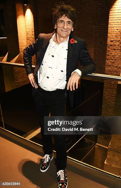 Ronnie Wood attends The Stubhub Q Awards 2016 at The Roundhouse on November 2, 2016 in London, England.