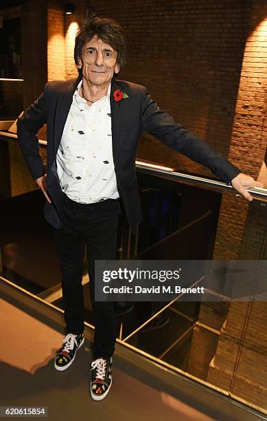 Ronnie Wood attends The Stubhub Q Awards 2016 at The Roundhouse on November 2, 2016 in London, England.