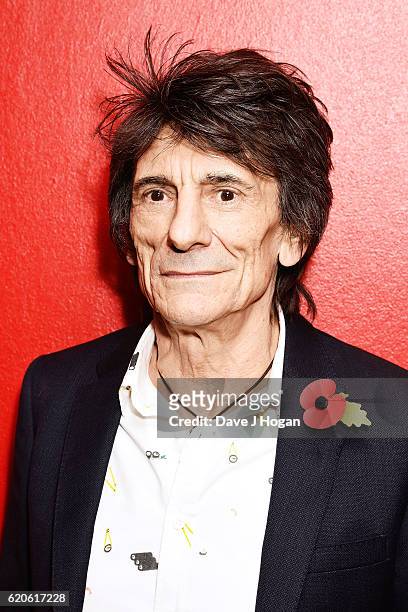 Ronnie Wood attends The Stubhub Q Awards 2016 at The Roundhouse on November 2, 2016 in London, England.