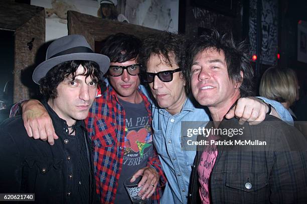 Jesse Malin, Butch Walker, Mick Rock and Danny Sage attend JOHN VARVATOS Party To Celebrate the New Ad Campaign with PERRY FARRELL and the Spring...