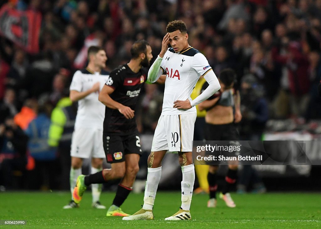 Tottenham Hotspur FC v Bayer 04 Leverkusen - UEFA Champions League