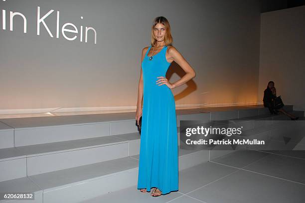 Eugenia Volodina attends CALVIN KLEIN, INC. Celebrates Milestone 40th Anniversary at the High Line on September 7, 2008 in New York City.