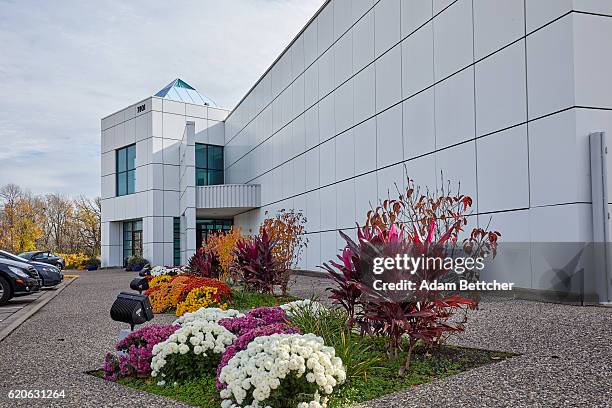 Exterior of Prince's Paisley Park Museum during a media preview tour on November 2, 2016 in Chanhassen, Minnesota.