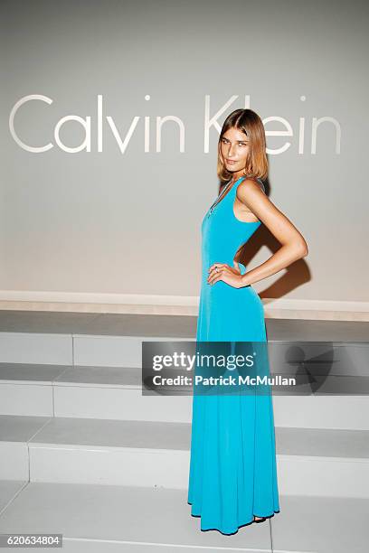 Eugenia Volodina attends CALVIN KLEIN, INC. Celebrates Milestone 40th Anniversary at the High Line on September 7, 2008 in New York City.