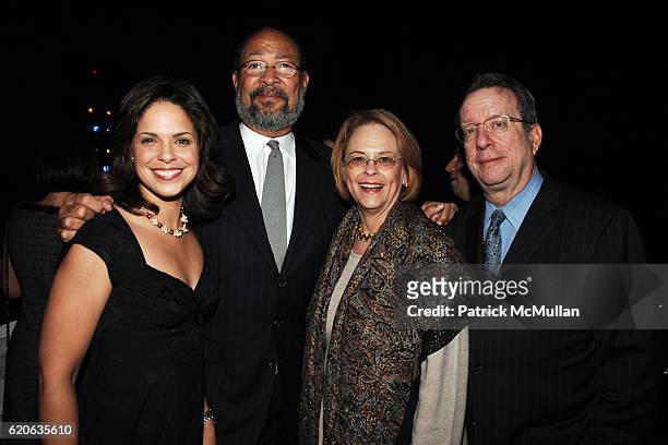 Soledad O'Brien, Dick Parsons, Ann Moore and John Huey attend "Rebuilding NEW ORLEANS in NYC" hosted by the PRESERVATION RESOURCE CENTER at Jazz at...