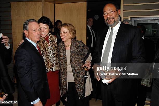 Mayor Michael Bloomberg, Diana Taylor, Ann Moore and Dick Parsons attend "Rebuilding NEW ORLEANS in NYC" hosted by the PRESERVATION RESOURCE CENTER...