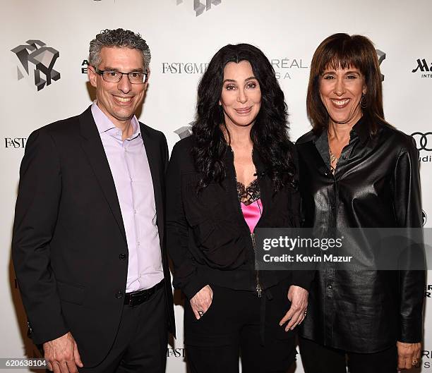 Editor and Managing Director of Fast Company Robert Safian, Singer and Actress Cher and Director of the Center for Integrated Design at the...