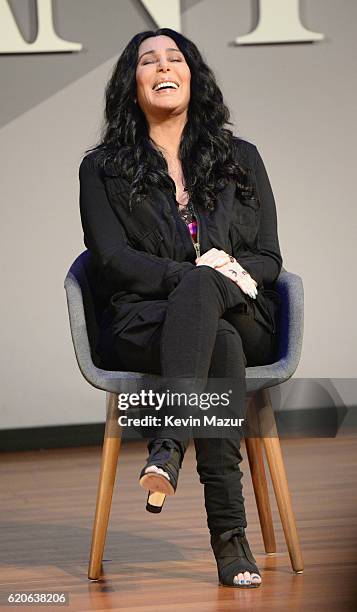 Singer and Actress Cher speaks onstage at the Fast Company Innovation Festival 2016 - Cher & Doreen Lorenzo at Skirball Center, NYU on November 2,...