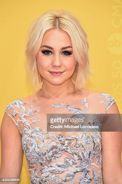Singer-songwriter RaeLynn attends the 50th annual CMA Awards at the Bridgestone Arena on November 2, 2016 in Nashville, Tennessee.