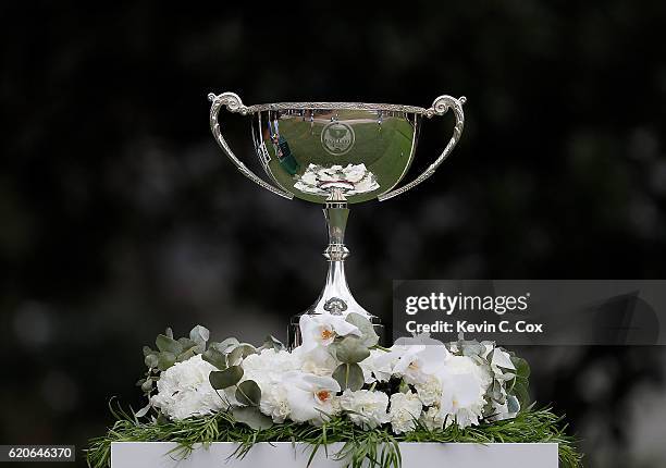General view of the trophy during day 3 of the 2016 East Lake Cup at East Lake Golf Club on November 2, 2016 in Atlanta, Georgia.