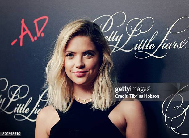 Ashley Benson attends the celebration for 'Pretty Little Liars' final season at Siren Studios on October 29, 2016 in Hollywood, California.