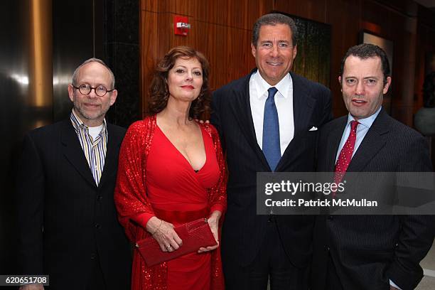 Bob Balaban, Susan Sarandon, Richard Plepler and Colin Callender attend HBO FILMS, BOB BALABAN and SUSAN SARANDON Host the New York Screening of...