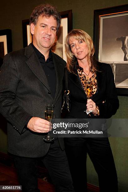 Gert Elfering and Ula Elfering attend MIGUEL FORBES Hosts HORST PLATINUM Curated by JUAN CARLOS ARCILA DUQUE at The Forbes Galleries on January 30,...
