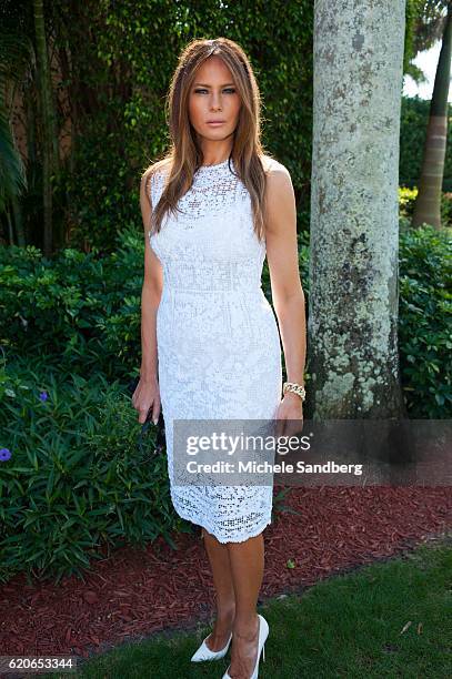 Melania Trump at the Trump Invitational Grand Prix at Mar-a-Lago, Palm Beach, Florida, January 4, 2015.