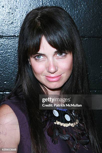 Mia Kirshner attends The L Word Season 5 Premiere Party at Ultra Suede on January 6, 2008 in West Hollywood, CA.