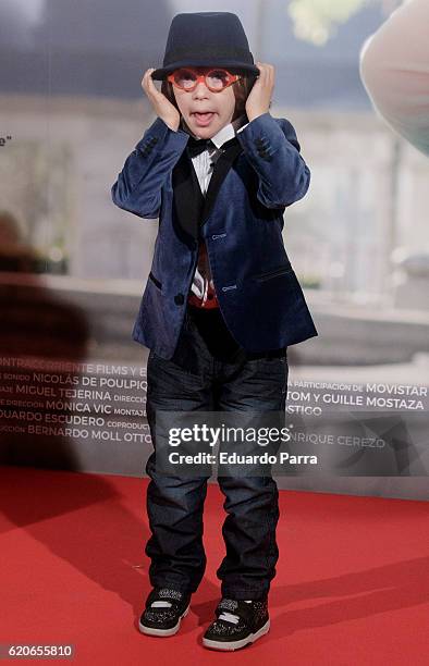 Actor Jan Moll attends the 'La historia de Jan' photocall at Verdi cinema on November 2, 2016 in Madrid, Spain.