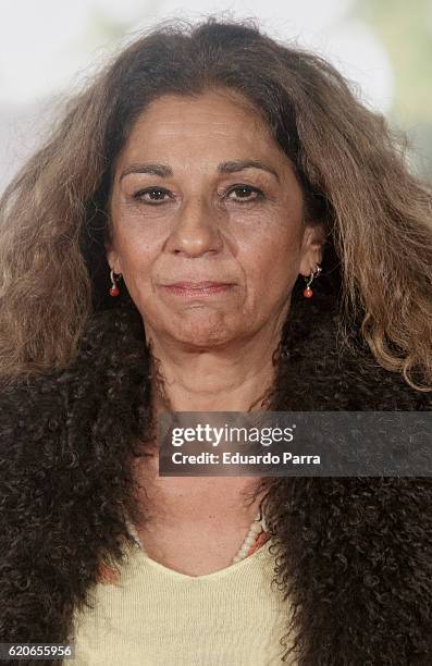 Singer Lolita Flores attends the 'La historia de Jan' photocall at Verdi cinema on November 2, 2016 in Madrid, Spain.