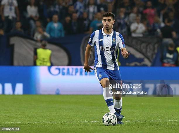 Porto's midfielder Ruben Neves in action during the UEFA Champions League match between FC Porto and Club Brugge KV at Estadio do Dragao on November...