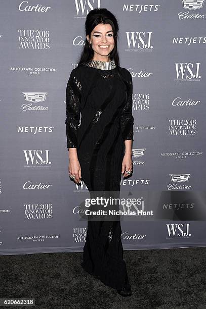 Honoree Es Devlin attends the WSJ Magazine 2016 Innovator Awards at Museum of Modern Art on November 2, 2016 in New York City.