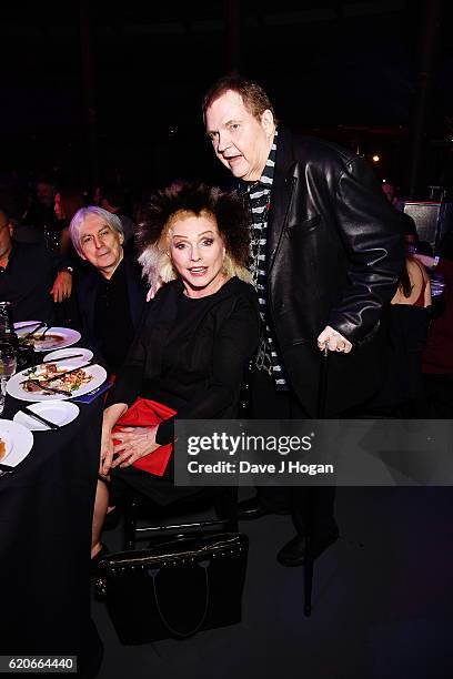 Debbie Harry and Meat Loaf attend The Stubhub Q Awards 2016 at The Roundhouse on November 2, 2016 in London, England.