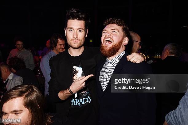 Dan Smith and Jack Garratt attend The Stubhub Q Awards 2016 at The Roundhouse on November 2, 2016 in London, England.