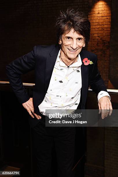 Ronnie Wood attends The Stubhub Q Awards 2016 at The Roundhouse on November 2, 2016 in London, England.