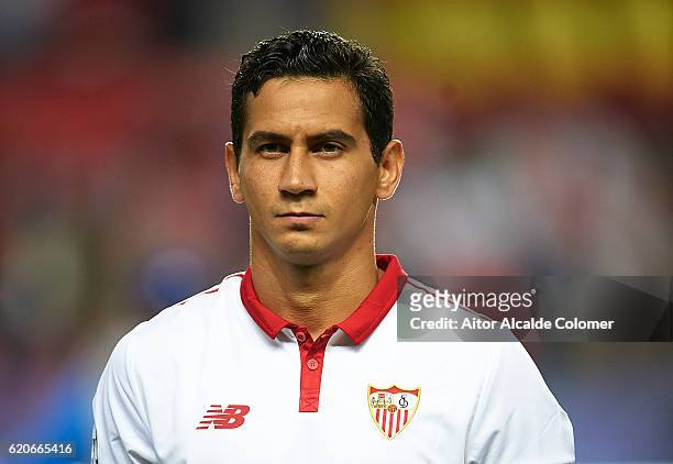 Paulo Henrique Ganso of Sevilla FC looks on during the UEFA Champions League match between Sevilla FC vs GNK Dinamo Zagreb at the Sanchez Pizjuan...