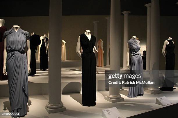 Atmosphere at Opening Celebration of MADAME GRES: SPHINX OF FASHION at The Museum of FIT on January 31, 2008 in New York City.