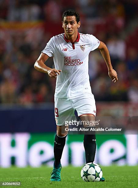 Paulo Henrique Ganso of Sevilla FC in action during the UEFA Champions League match between Sevilla FC vs GNK Dinamo Zagreb at the Sanchez Pizjuan...