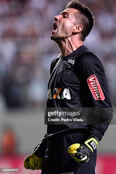 Victor of Atletico MG during a match between Atletico MG and Internacional as part of Copa do Brasil Semi-Finals 2016 at Independencia stadium on...