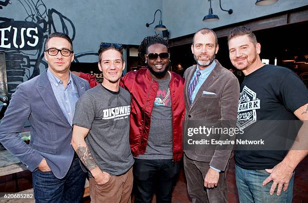 Pictured: Adam Stotsky, President, Esquire Network and E! Entertainment; Daniel Pajak, "Wrench Against the Machine"; T-Pain, "Joyride"; Matt Hanna,...