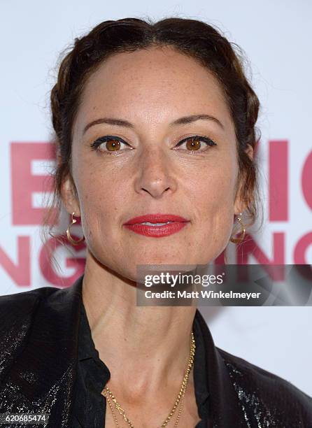 Actress Lola Glaudini attends the opening night of "Hedwig And The Angry Inch" at the Pantages Theatre on November 2, 2016 in Hollywood, California.