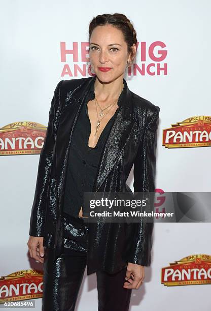 Actress Lola Glaudini attends the opening night of "Hedwig And The Angry Inch" at the Pantages Theatre on November 2, 2016 in Hollywood, California.