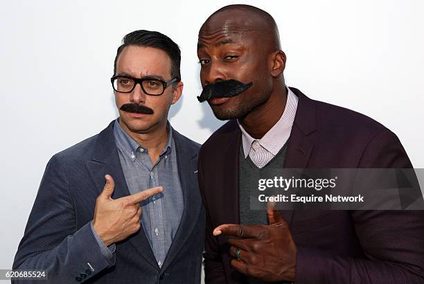 Pictured: Adam Stotsky, President, Esquire Network and E! Entertainment; and Akbar Gbajabiamila, "Team Ninja Warrior" at Esquire Network's "Joyride"...