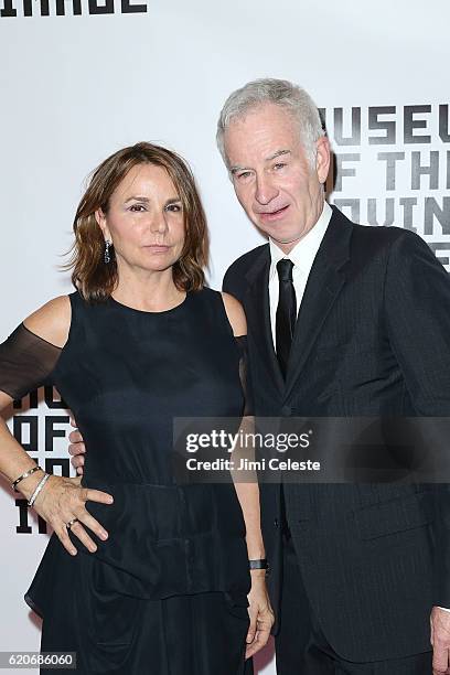 Patty Smyth and John McEnroe attends the Museum of the Moving Image 30th Annual Salute at 583 Park Avenue on November 2, 2016 in New York City.