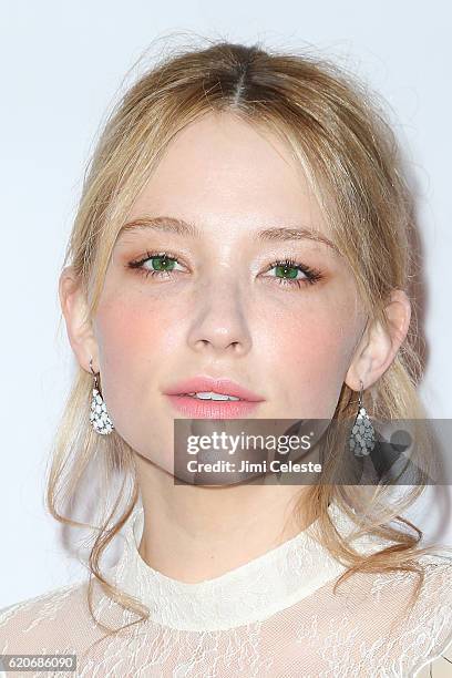 Actress Haley Bennett attends the Museum of the Moving Image 30th Annual Salute at 583 Park Avenue on November 2, 2016 in New York City.