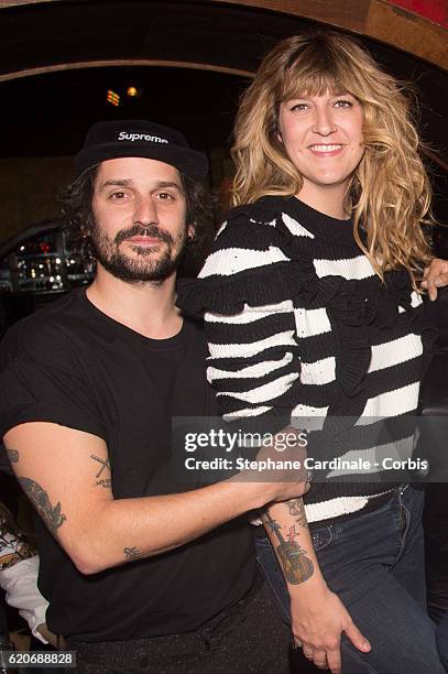 Gunther Love and Daphne Burki attend the Valerie Damidot Book Signing for "Le Coeur Sur La Main, Le Doigt Sur La Gachette" at Buddha Bar on November...