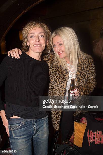 Juliette Arnaud and Emilie Mazoyer attend the Valerie Damidot Book Signing for "Le Coeur Sur La Main, Le Doigt Sur La Gachette" at Buddha Bar on...