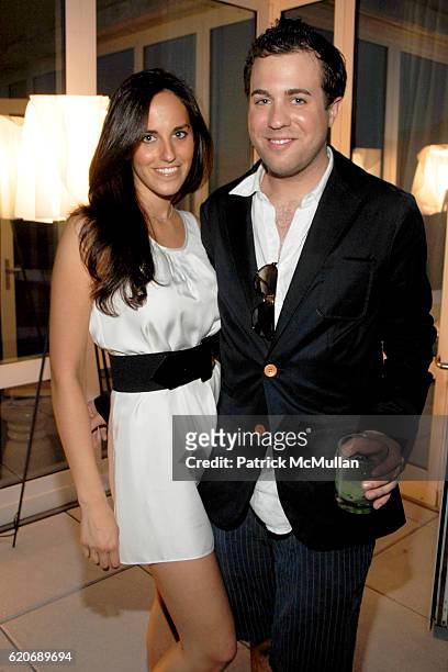 Jordana Ingber and Kristian Laliberte attend Private Sample Sale and Cocktails with CATHERINE FULMER at Grammercy Yoo By Stark on July 17, 2008 in...