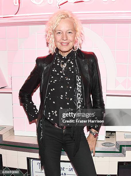 Photographer Ellen von Unwerth attends Poppy Jamie, Suki Waterhouse, Leo Seigal and Cade Hudson celebration of the launch of POP & SUKI on November...