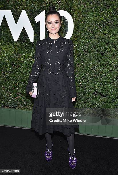 Marta Pozzan attends the Who What Wear 10th Anniversary #WWW10 Experience on November 2, 2016 in Los Angeles, California.