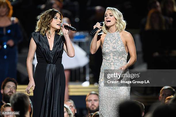 50th ANNUAL CMA AWARDS - The 50th Annual CMA Awards, hosted by Brad Paisley and Carrie Underwood, broadcasts live from the Bridgestone Arena in...